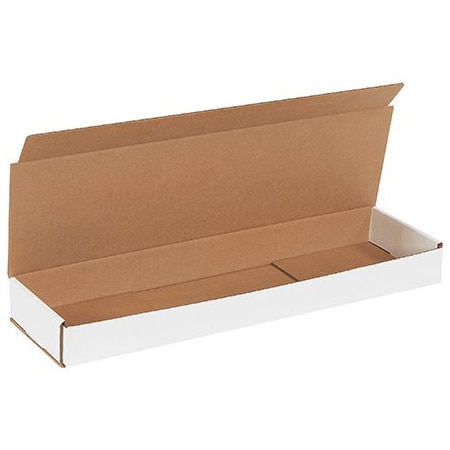 Bsc Preferred 21 x 6 x 2'' White Corrugated Mailers, 50PK BUY00020398
